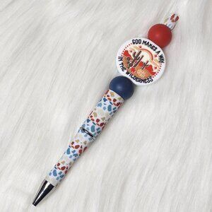 God Makes A Way Silicone Beaded Ink Pen